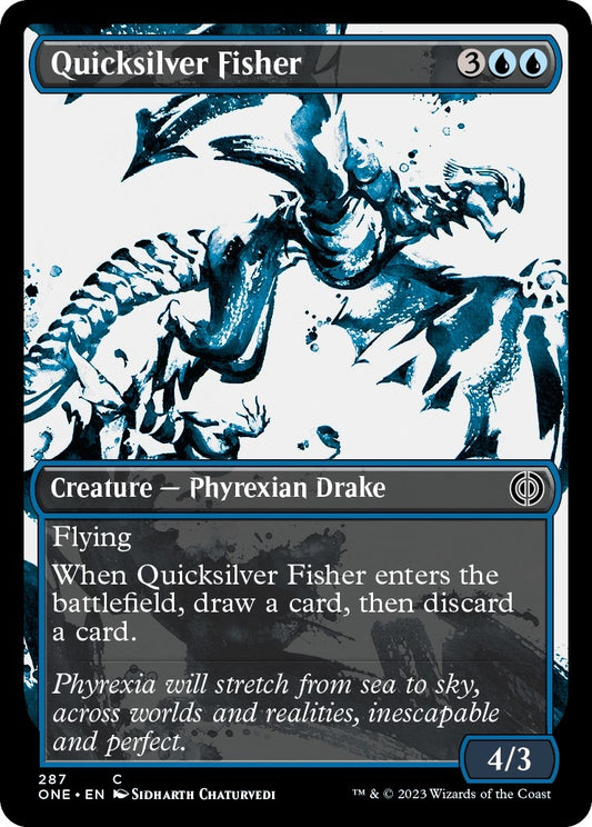 Quicksilver Fisher (Showcase) (287) (Phyrexia: All Will Be One)