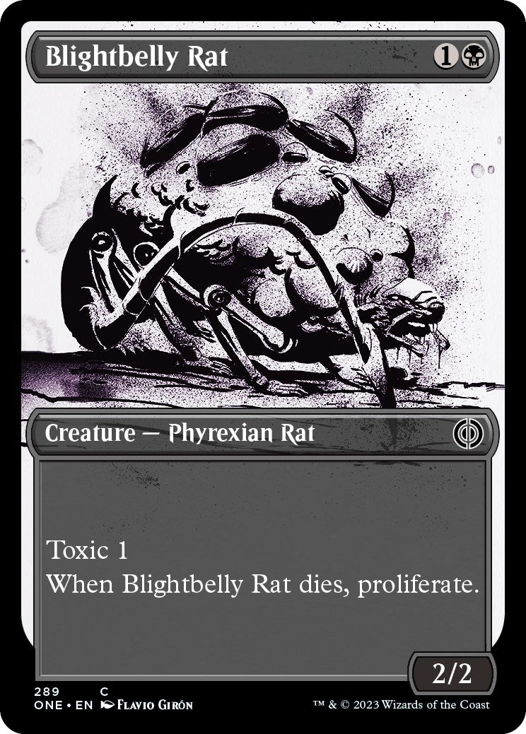 Blightbelly Rat (Showcase) (289) (Phyrexia: All Will Be One)
