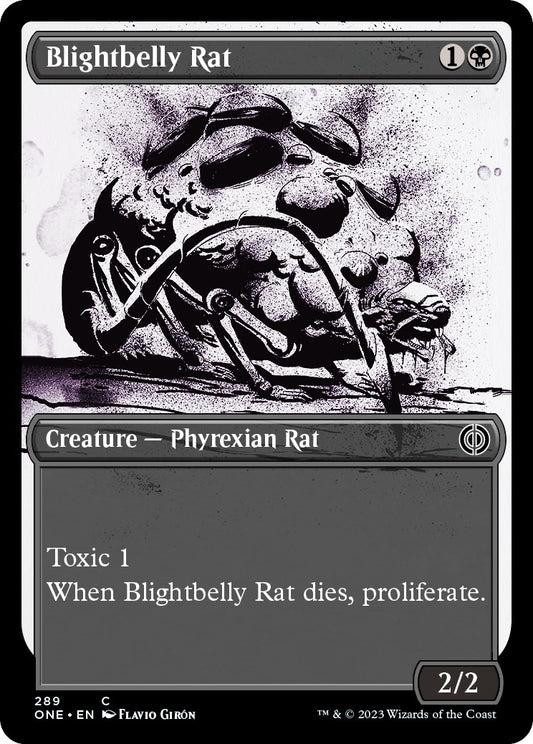 Blightbelly Rat (Showcase) (289) (Phyrexia: All Will Be One)