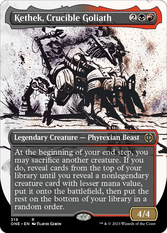 Kethek, Crucible Goliath (Showcase) (319) (Phyrexia: All Will Be One)