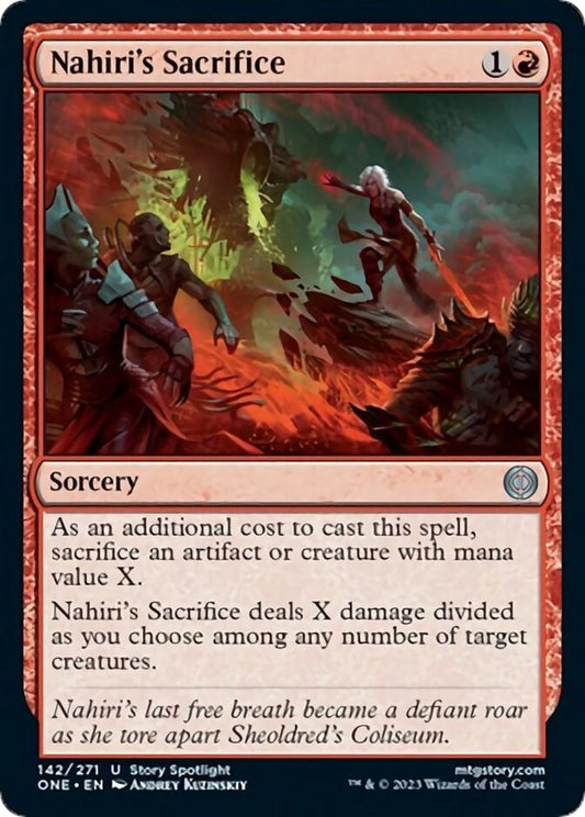 Nahiri's Sacrifice (142) (Phyrexia: All Will Be One)