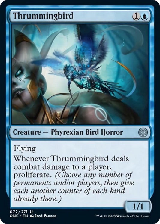 Thrummingbird (72) (Phyrexia: All Will Be One)