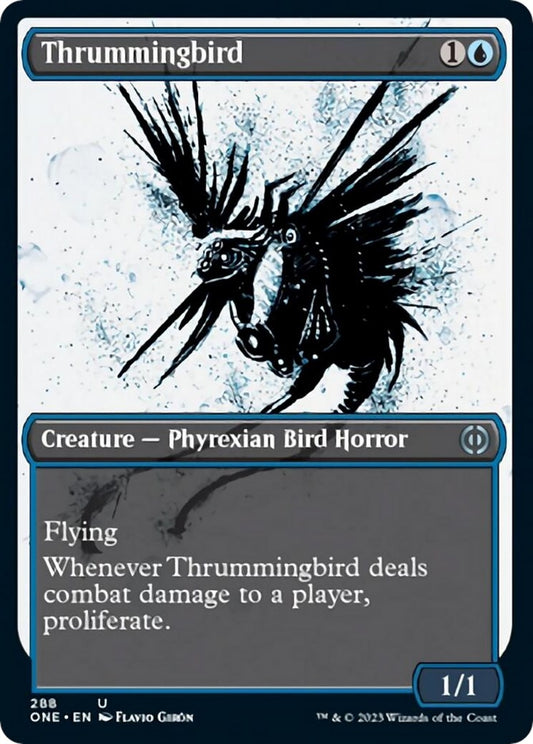 Thrummingbird (Showcase) (288) (Phyrexia: All Will Be One)