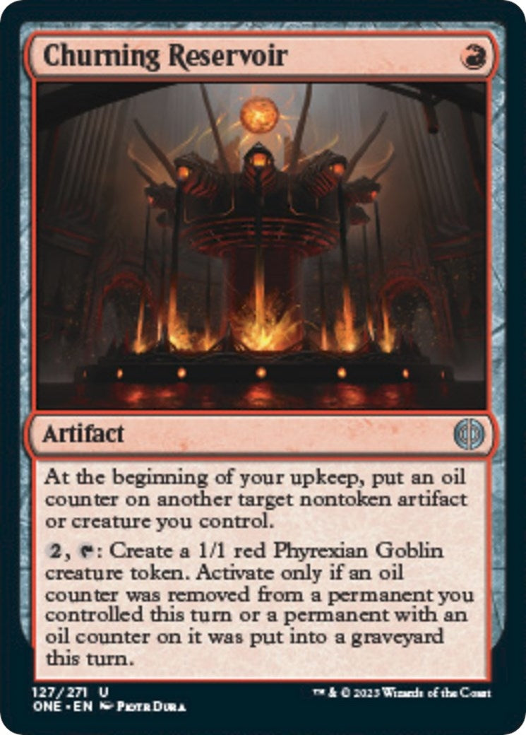 Churning Reservoir (127) (Phyrexia: All Will Be One)