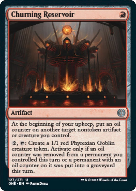 Churning Reservoir (127) (Phyrexia: All Will Be One)