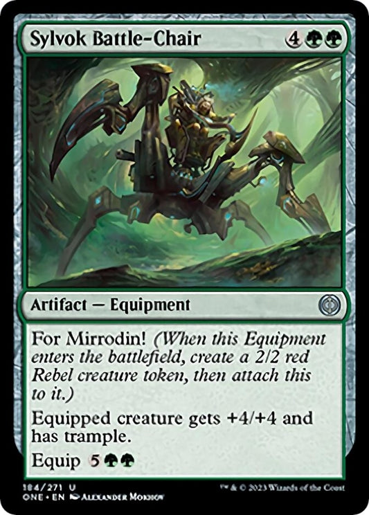 Sylvok Battle-Chair (184) (Phyrexia: All Will Be One)
