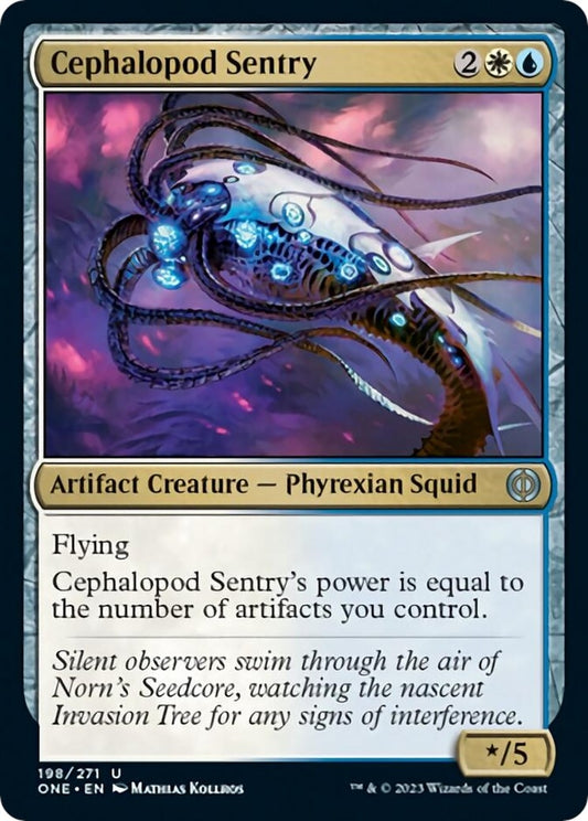 Cephalopod Sentry (198) (Phyrexia: All Will Be One)