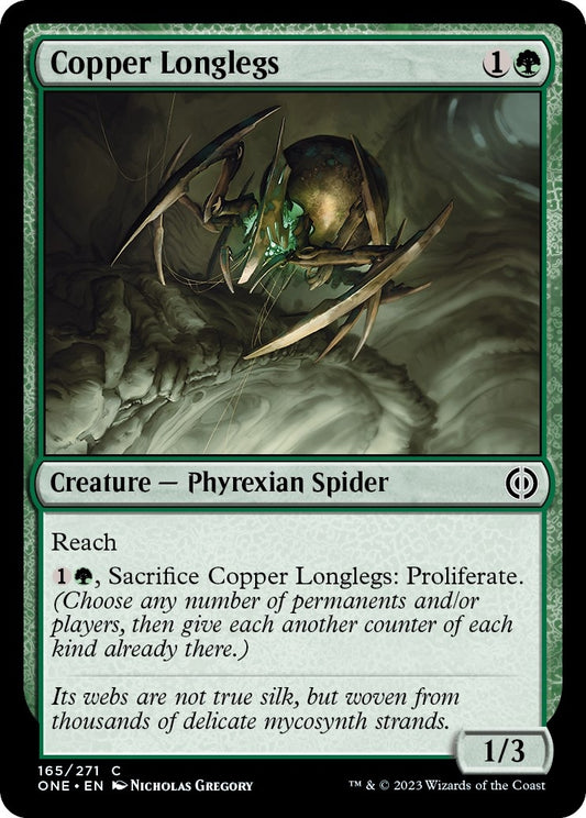 Copper Longlegs (165) (Phyrexia: All Will Be One)