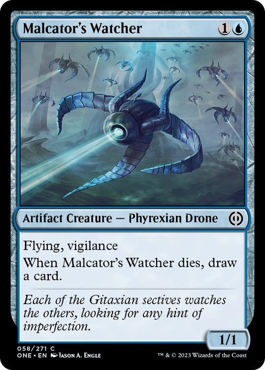 Malcator's Watcher (58) (Phyrexia: All Will Be One)