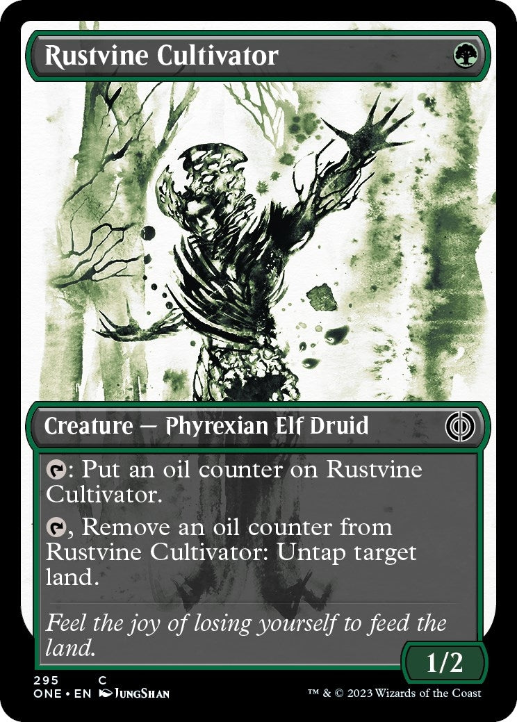 Rustvine Cultivator (Showcase) (295) (Phyrexia: All Will Be One)