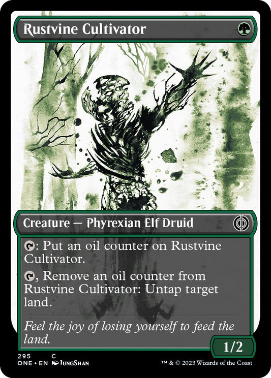 Rustvine Cultivator (Showcase) (295) (Phyrexia: All Will Be One)