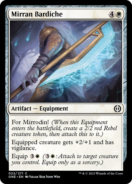 Mirran Bardiche (22) (Phyrexia: All Will Be One)