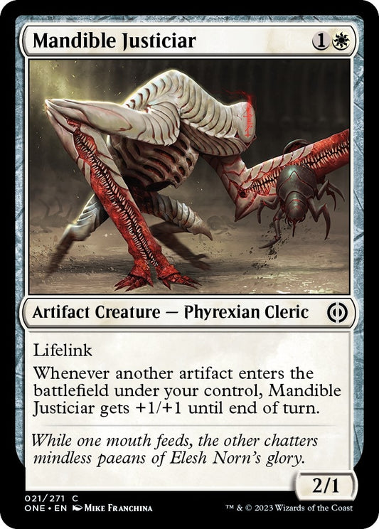 Mandible Justiciar (21) (Phyrexia: All Will Be One)