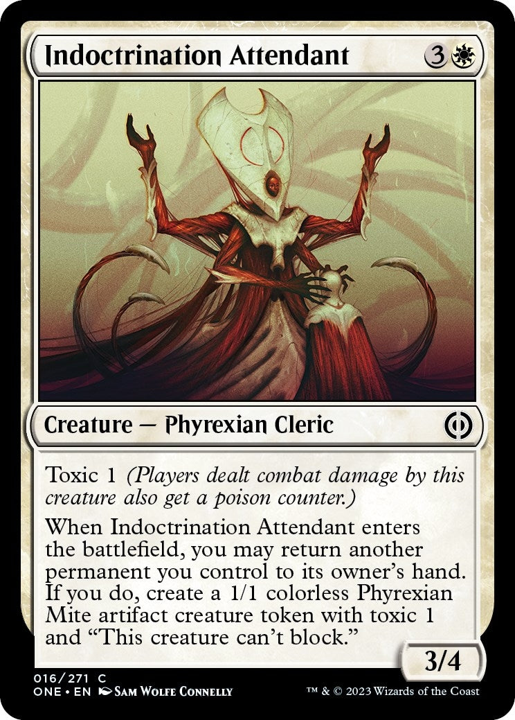 Indoctrination Attendant (16) (Phyrexia: All Will Be One)