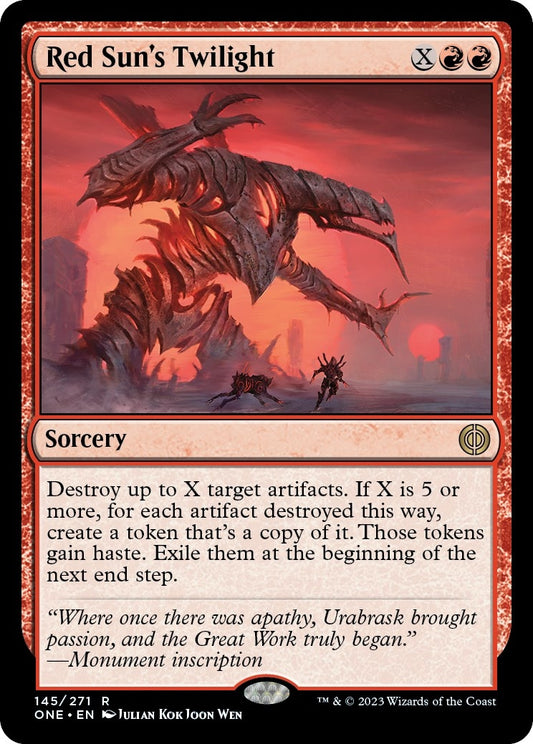 Red Sun's Twilight (145) (Phyrexia: All Will Be One)