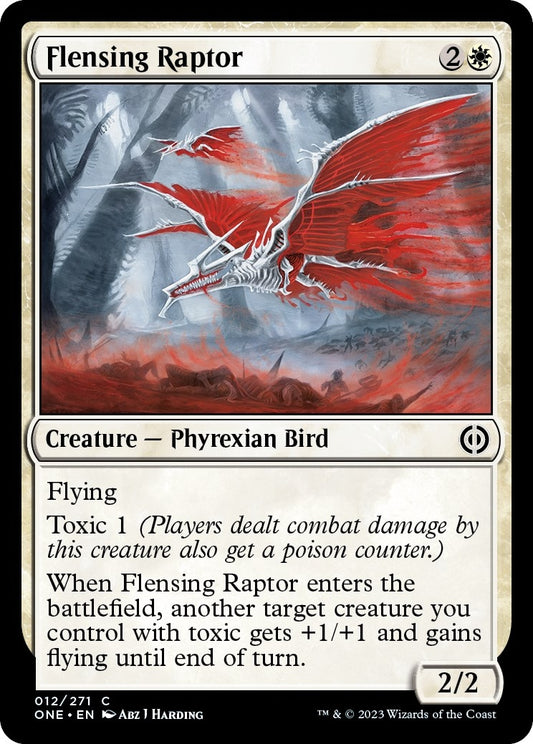 Flensing Raptor (12) (Phyrexia: All Will Be One)