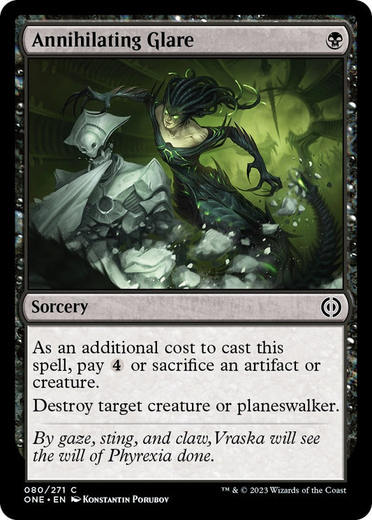 Annihilating Glare (80) (Phyrexia: All Will Be One)