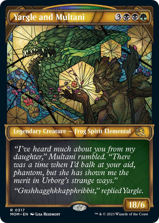 Yargle and Multani (Showcase) (317) (March of the Machine)