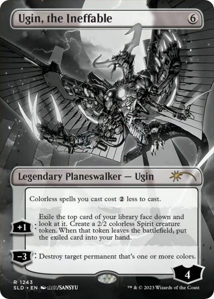 Ugin, the Ineffable (Borderless) (1243) (Secret Lair Drop Series)