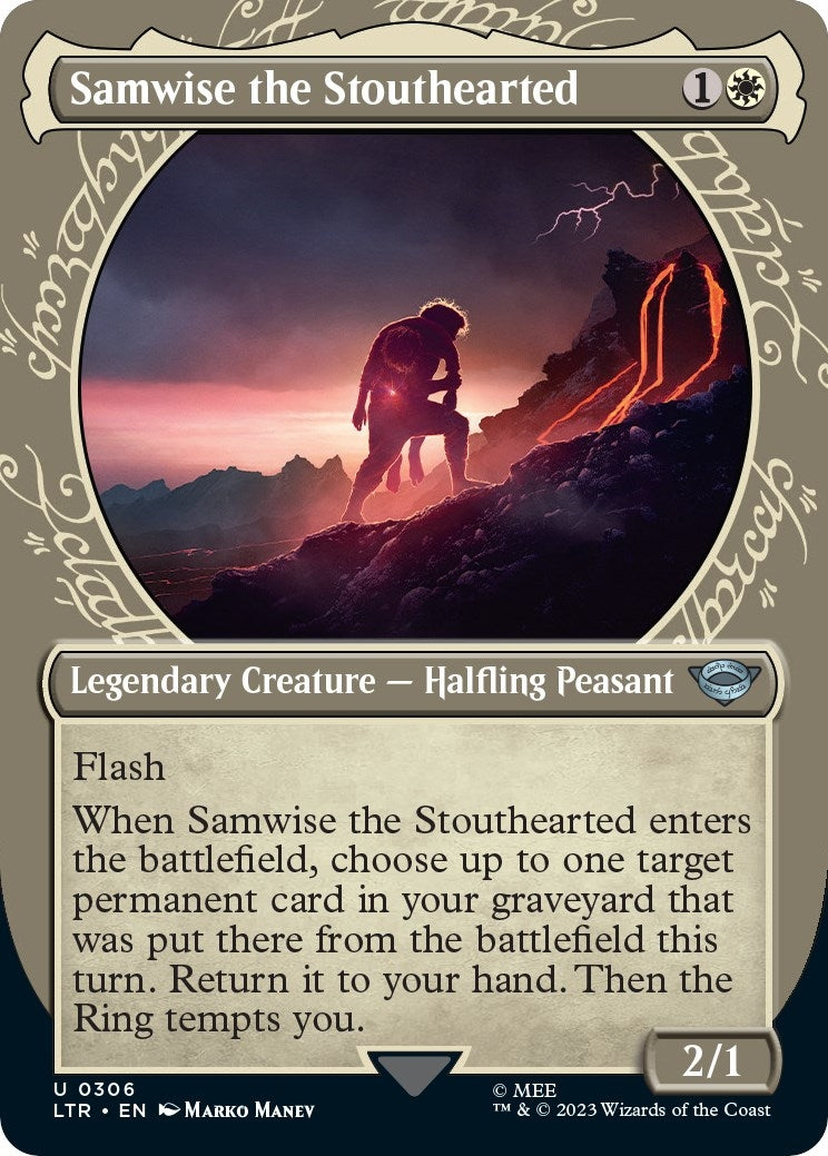 Samwise the Stouthearted (Showcase) (306) (Universes Beyond: The Lord of the Rings: Tales of Middle-earth)