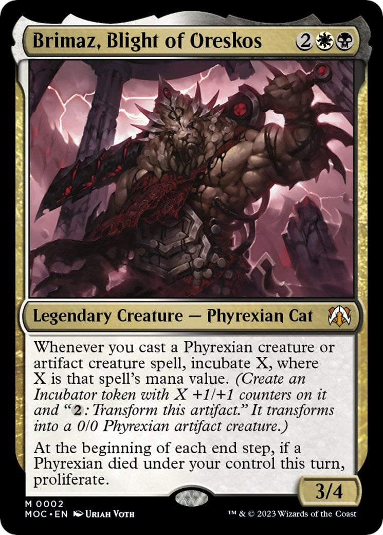 Brimaz, Blight of Oreskos (2) (Commander: March of the Machine)