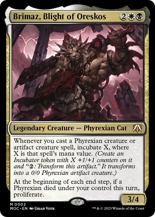 Brimaz, Blight of Oreskos (2) (Commander: March of the Machine)