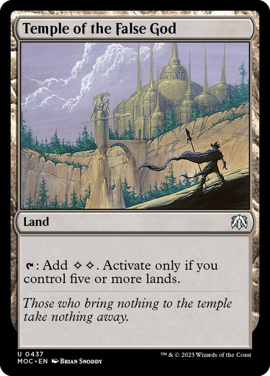 Temple of the False God (437) (Commander: March of the Machine)