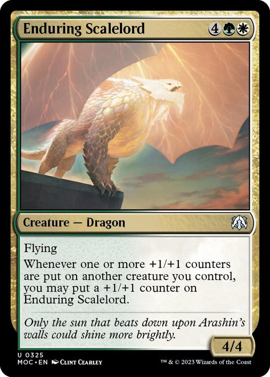 Enduring Scalelord (325) (Commander: March of the Machine)