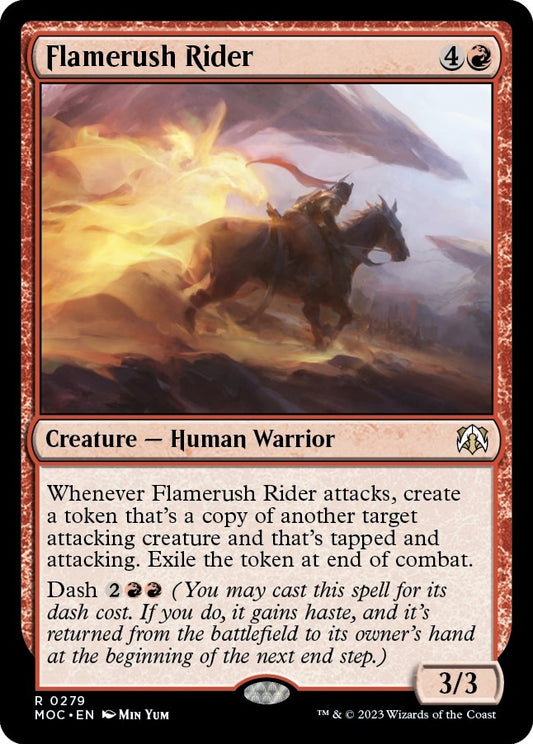 Flamerush Rider (279) (Commander: March of the Machine)