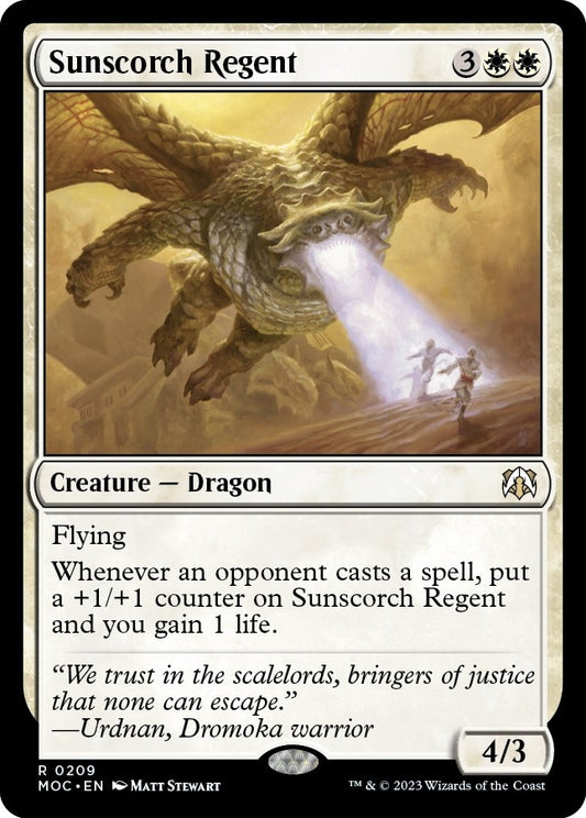 Sunscorch Regent (209) (Commander: March of the Machine)