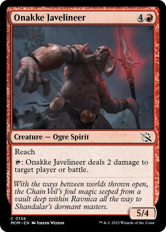 Onakke Javelineer (156) (March of the Machine)