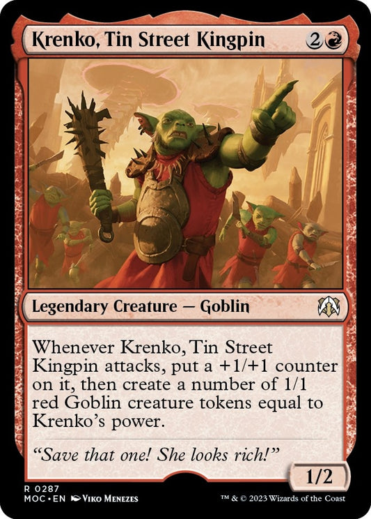 Krenko, Tin Street Kingpin (287) (Commander: March of the Machine)