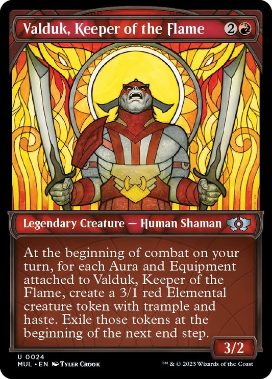 Valduk, Keeper of the Flame (24) (March of the Machine: Multiverse Legends)