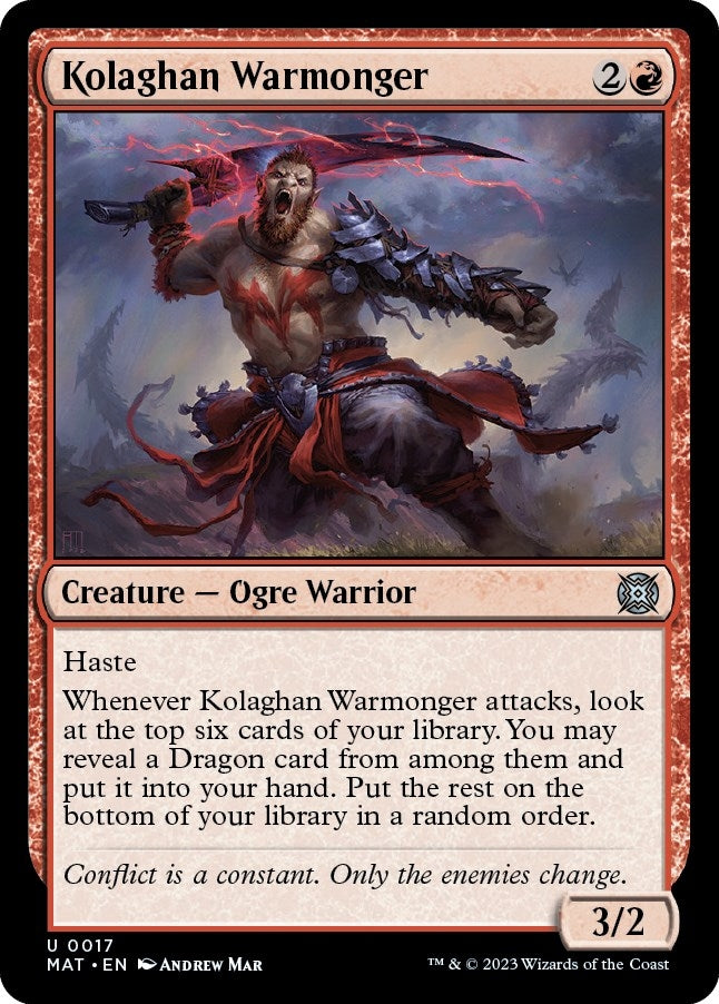 Kolaghan Warmonger (17) (March of the Machine: The Aftermath)