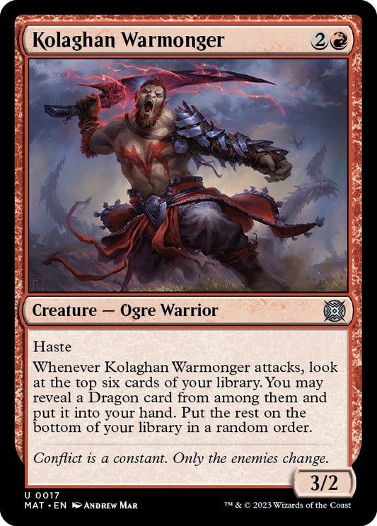 Kolaghan Warmonger (17) (March of the Machine: The Aftermath)