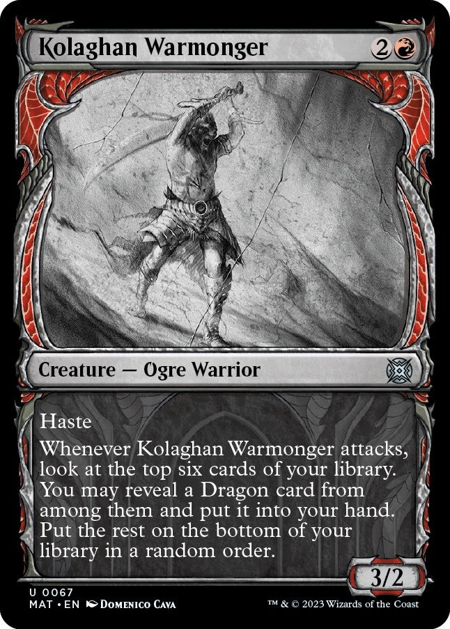 Kolaghan Warmonger (Showcase) (67) (March of the Machine: The Aftermath)