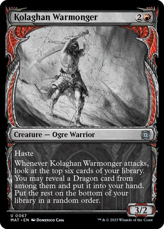 Kolaghan Warmonger (Showcase) (67) (March of the Machine: The Aftermath)