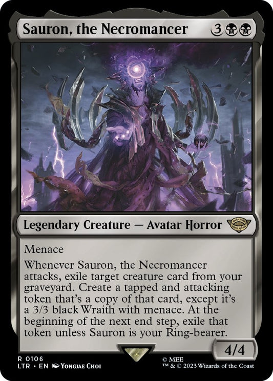 Sauron, the Necromancer (106) (Universes Beyond: The Lord of the Rings: Tales of Middle-earth)