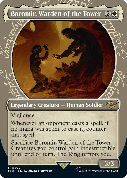 Boromir, Warden of the Tower (Showcase) (302) (Universes Beyond: The Lord of the Rings: Tales of Middle-earth)