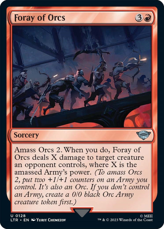 Foray of Orcs (128) (Universes Beyond: The Lord of the Rings: Tales of Middle-earth)