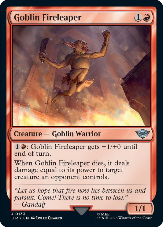 Goblin Fireleaper (133) (Universes Beyond: The Lord of the Rings: Tales of Middle-earth)
