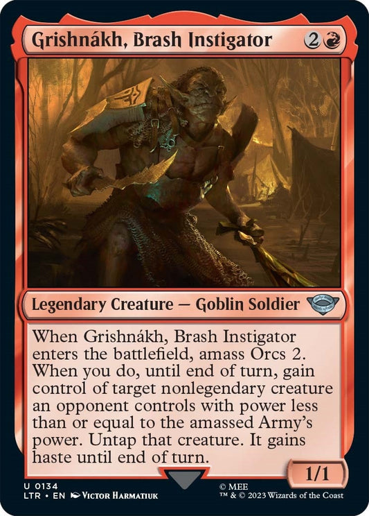 Grishnakh, Brash Instigator (134) (Universes Beyond: The Lord of the Rings: Tales of Middle-earth)