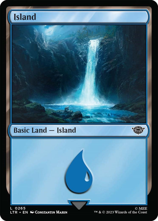 Island (0265) (265) (Universes Beyond: The Lord of the Rings: Tales of Middle-earth)