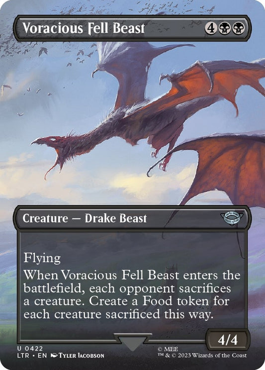 Voracious Fell Beast (Borderless) (422) (Universes Beyond: The Lord of the Rings: Tales of Middle-earth)