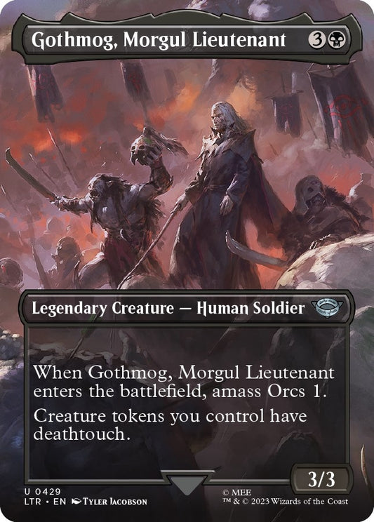 Image for Gothmog, Morgul Lieutenant (Borderless) (429) (Universes Beyond: The Lord of the Rings: Tales of Middle-earth) - Magic: The Gathering