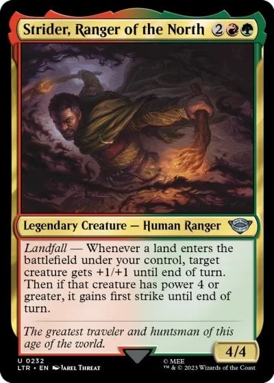 Strider, Ranger of the North (232) (Universes Beyond: The Lord of the Rings: Tales of Middle-earth)