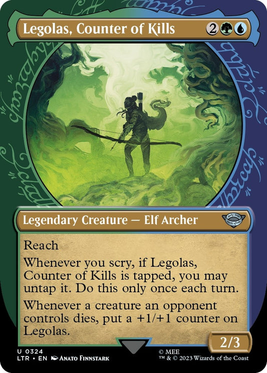 Legolas, Counter of Kills (Showcase) (324) (Universes Beyond: The Lord of the Rings: Tales of Middle-earth)