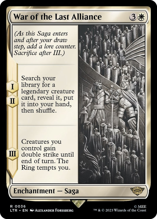 War of the Last Alliance (36) (Universes Beyond: The Lord of the Rings: Tales of Middle-earth)