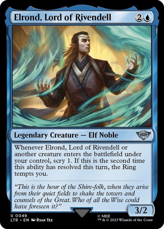 Elrond, Lord of Rivendell (49) (Universes Beyond: The Lord of the Rings: Tales of Middle-earth)
