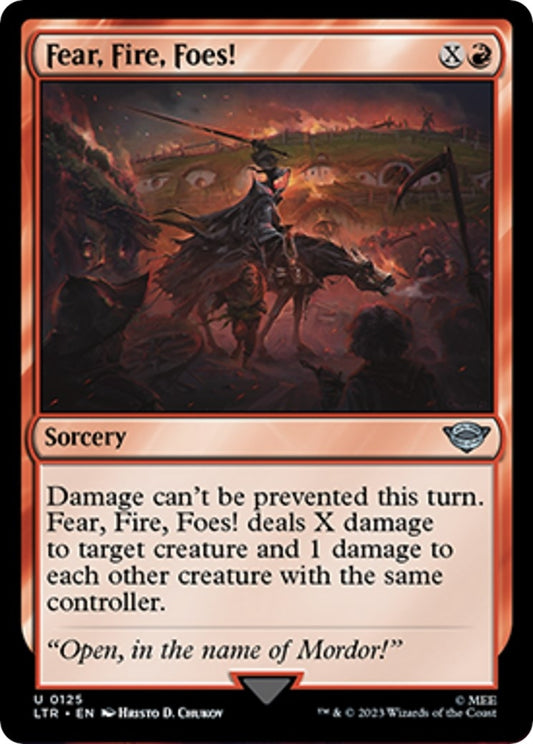 Fear, Fire, Foes! (125) (Universes Beyond: The Lord of the Rings: Tales of Middle-earth)